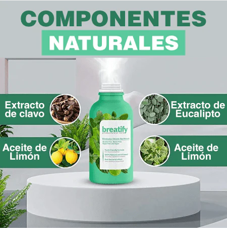 2x1 Breatify™ | Elimina el Mal Aliento en Segundos y Mantén un Aliento Impecable Todo el Día