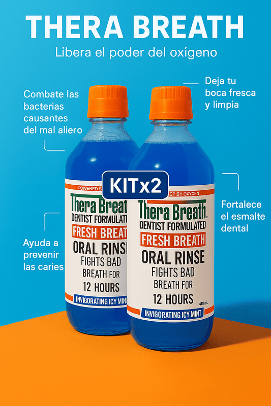 KIT X2 TheraBreath | Elimina el MAL ALIENTO