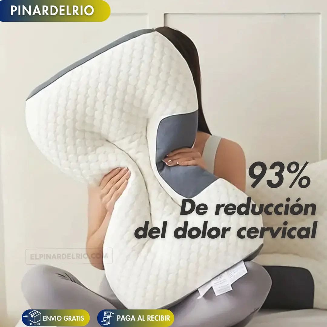 KIT DUERMEBIEN: Almohada Cervical Ortopedica + Cojin EntrePiernas
