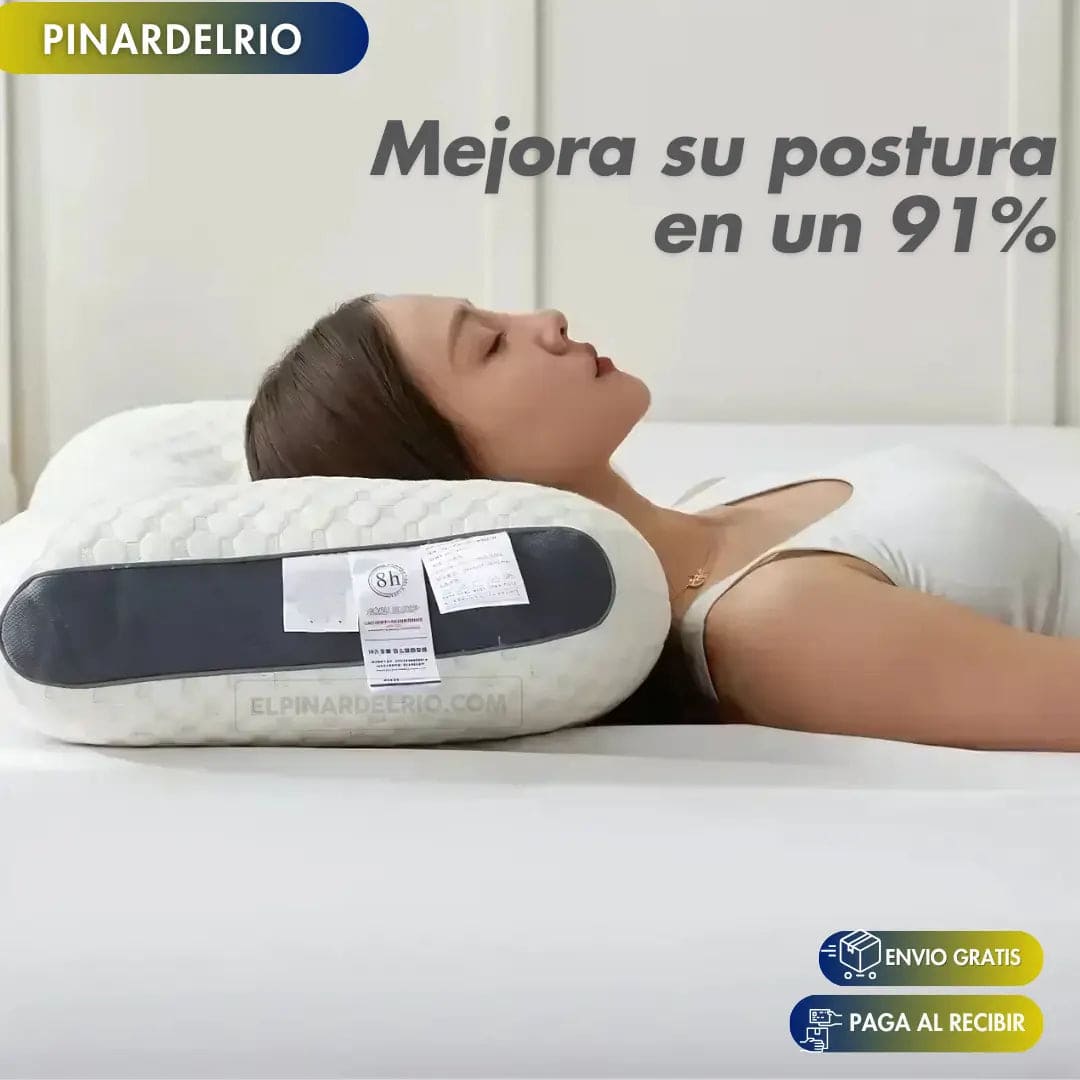 KIT DUERMEBIEN: Almohada Cervical Ortopedica + Cojin EntrePiernas