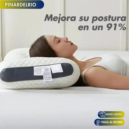 KIT DUERMEBIEN: Almohada Cervical Ortopedica + Cojin EntrePiernas