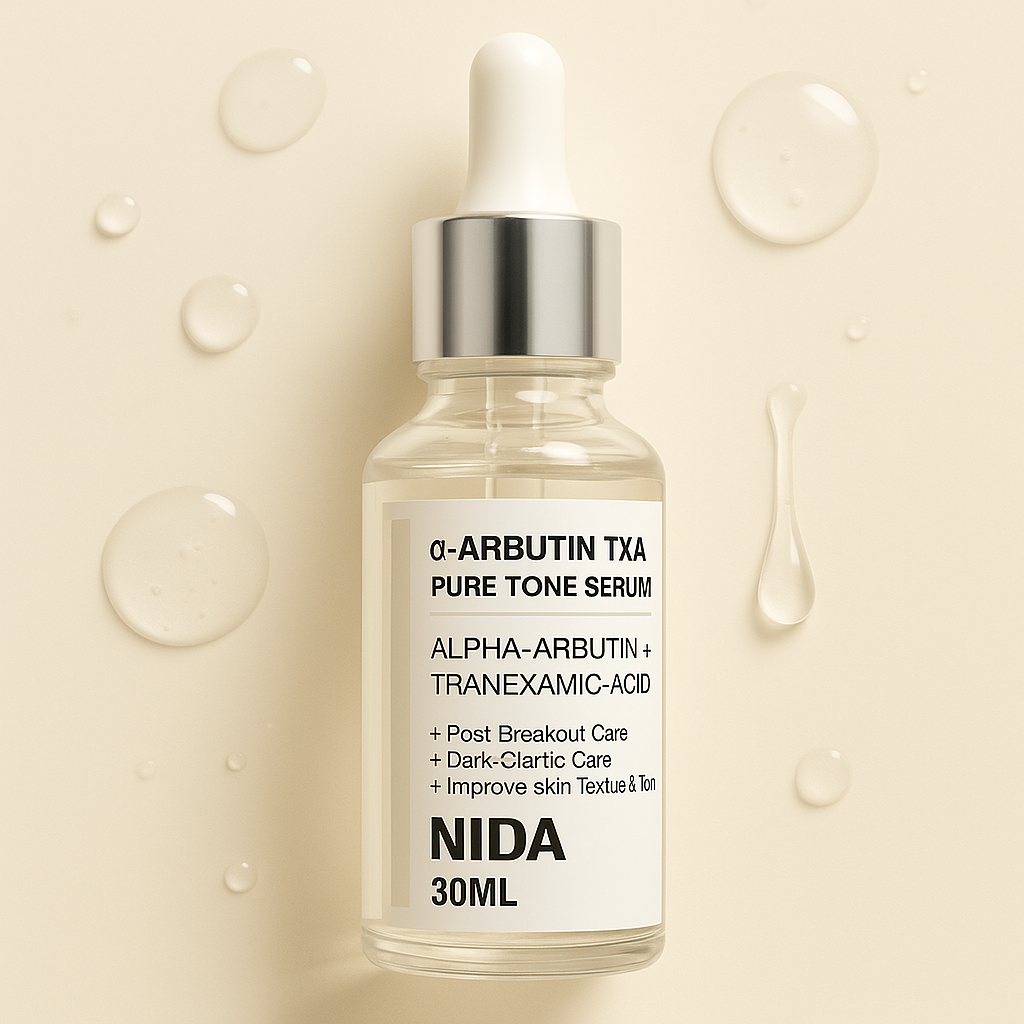 NIDA ALPHA ARBUTIN – luminosidad natural en cada gota.