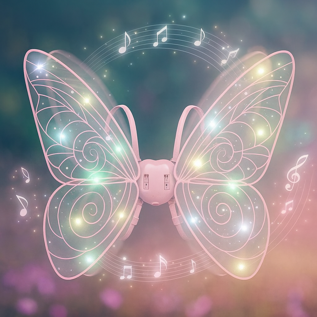 Hada Brillante – Alas LED Interactivas