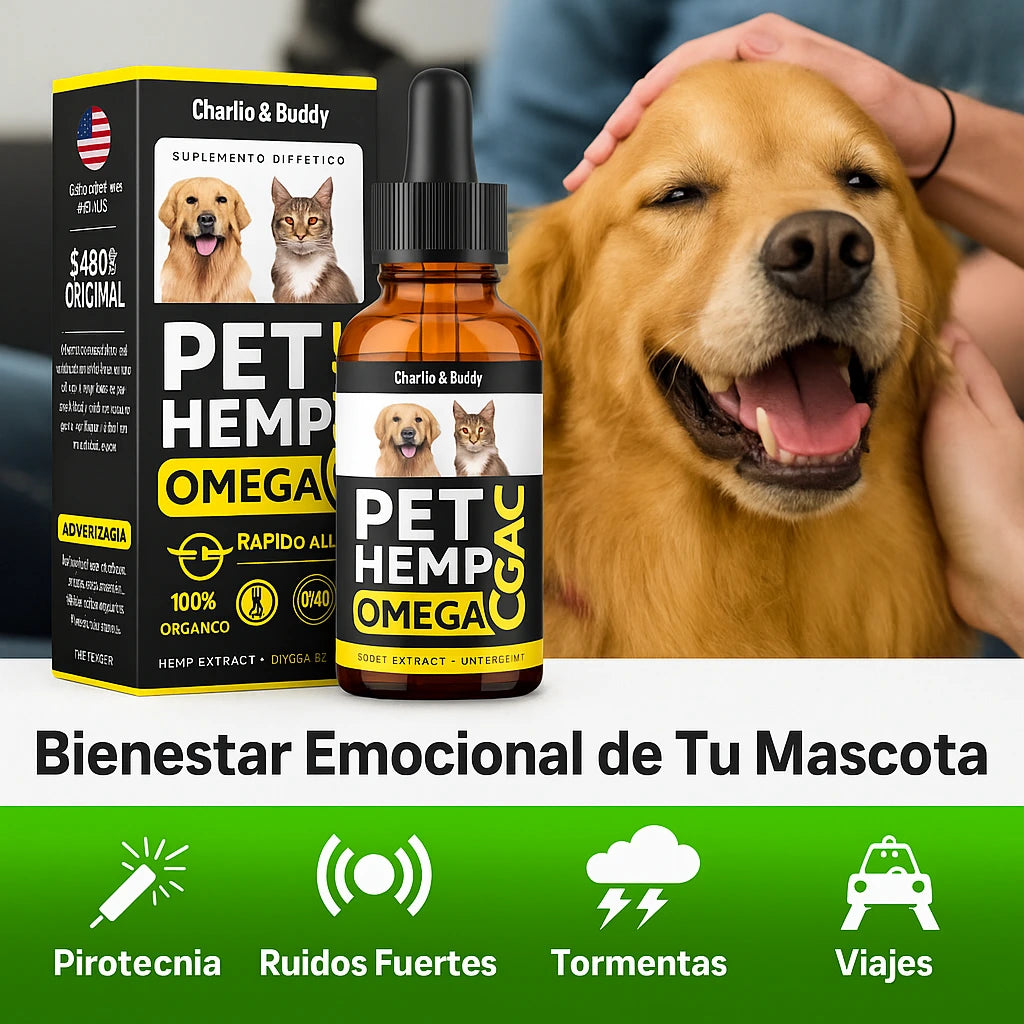PET HEMP OIL | Multivitaminico Omega Mascotas